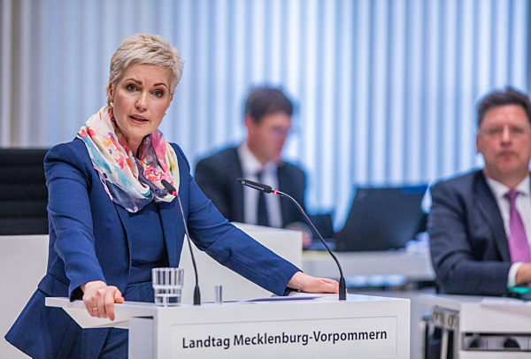 Ministerpräsidentin Schwesig (SPD)