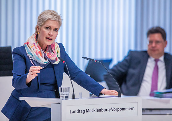 Ministerpräsidentin Schwesig (SPD)