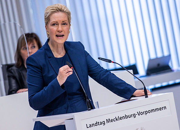 Landtagssitzung in Mecklenburg-Vorpommern