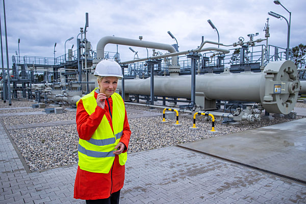 Schwesig besucht Gas-Anlandestation von Nord Stream 2