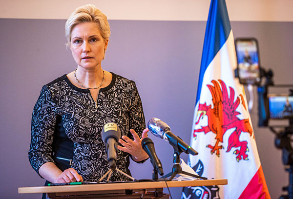 Schwesig zur Verlängerung des Teil-Lockdowns