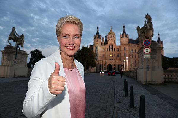 Landtagswahl MV - Schwesig SPD
