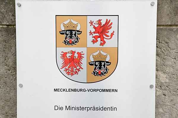 Amtsschild Ministerpräsidentin