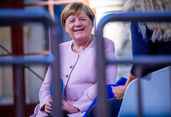 Ex-Bundeskanzlerin im Bürgergespräch