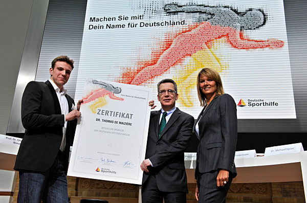 Sporthilfe-Kampagne - "Dein Name für Deutschland"