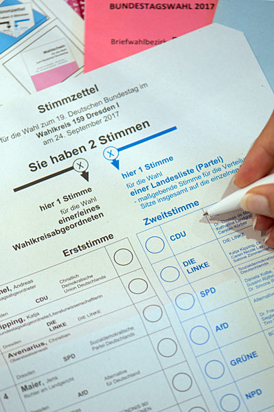 Briefwahl zur Bundestagswahl