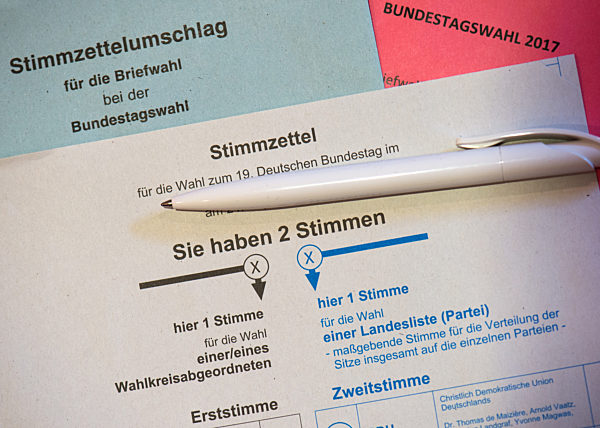 Briefwahl zur Bundestagswahl