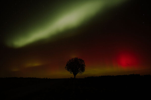 Polarlichter über Baden-Württemberg