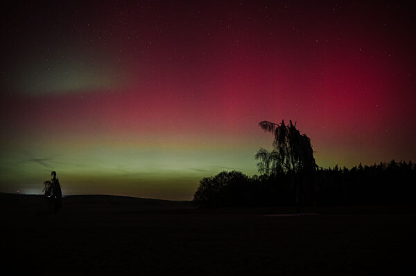 Polarlichter über Baden-Württemberg