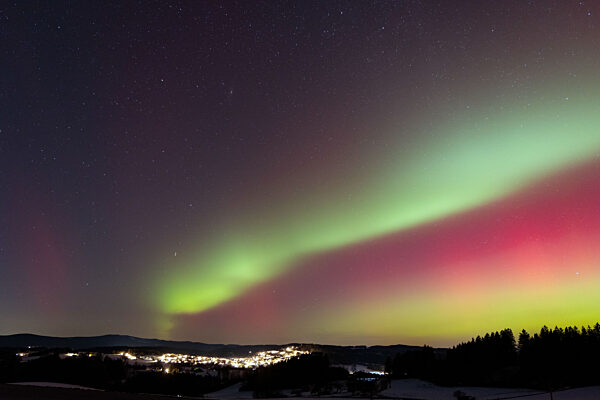 Polarlichter über Bayern
