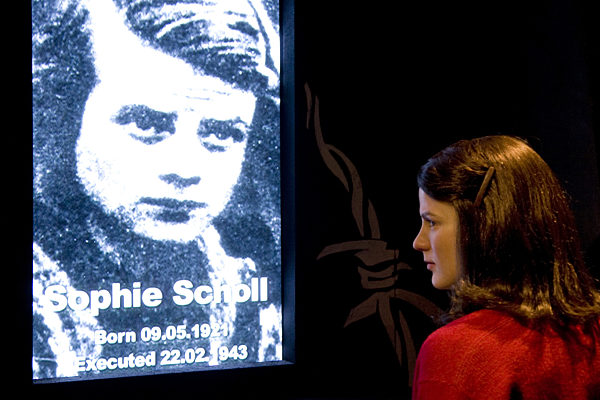 Die Wachsfigur von Sophie Scholl wird am Donnerstag (03.07...