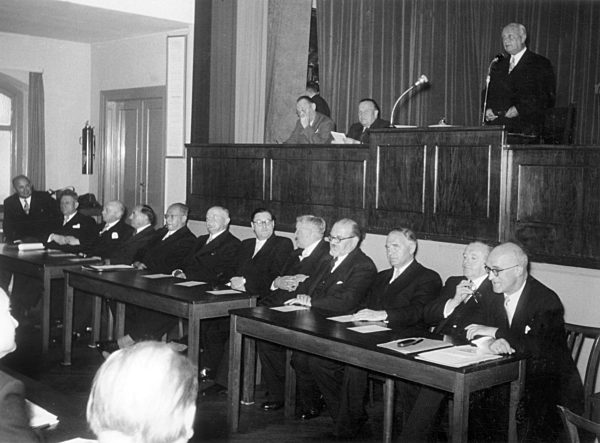 Cabinet of the provisional government of Baden-Wurttemberg 1953