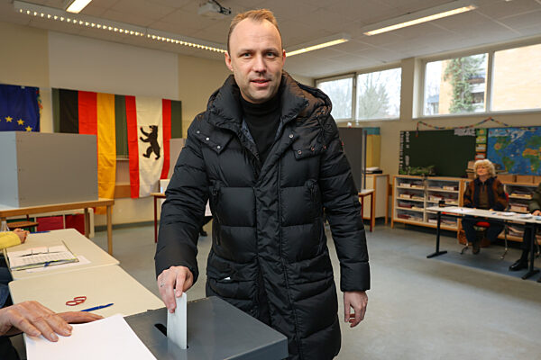 Wiederholungswahl Berlin - Stimmabgabe Czaja