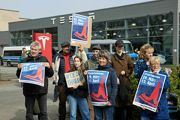 Globaler Protesttag "TeslaTakedown"