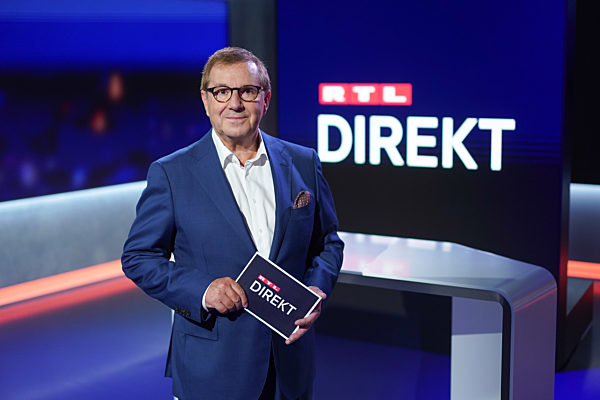 Jan Hofer moderiert "RTL Direkt"