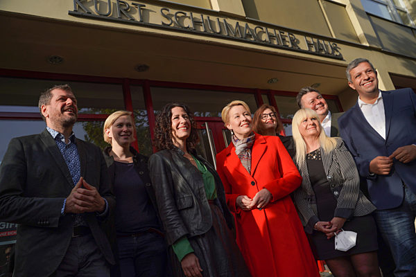 SPD und Grüne treffen sich zu Sondierungen für Berlin