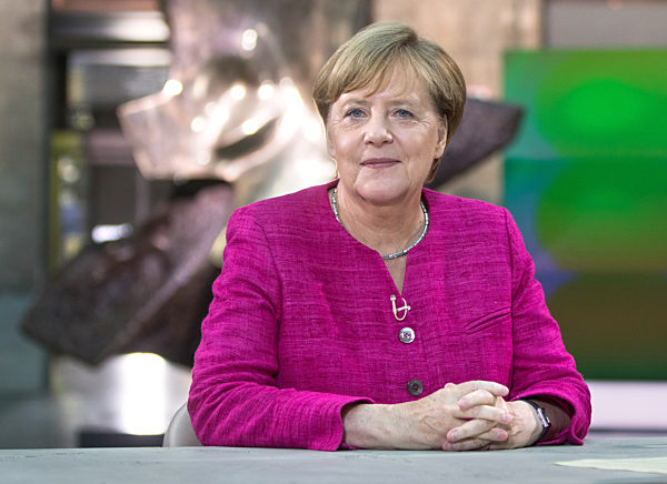 Angela Merkel in der ZDF-Sendung "Berlin direkt"