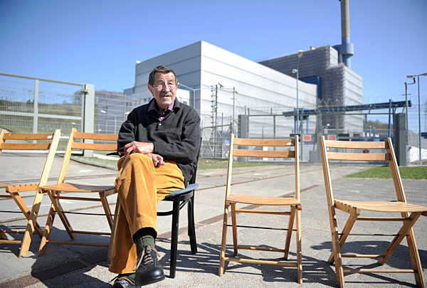 Protestaktion «Lesen ohne Atomstrom»