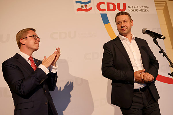 Landtagswahl MV - Wahlparty CDU
