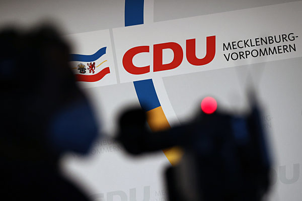 Landtagswahl MV - Wahlparty CDU
