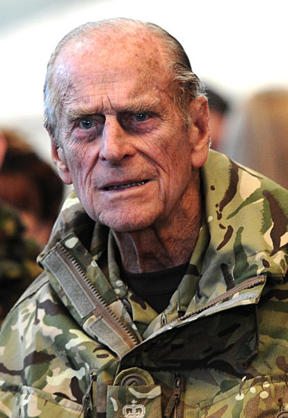 Prinz Philip auf Truppenbesuch in Niedersachsen