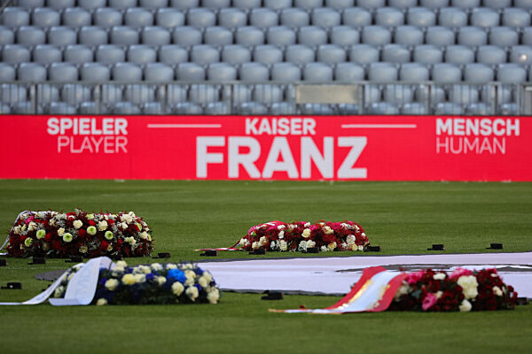 Gedenkfeier für Franz Beckenbauer