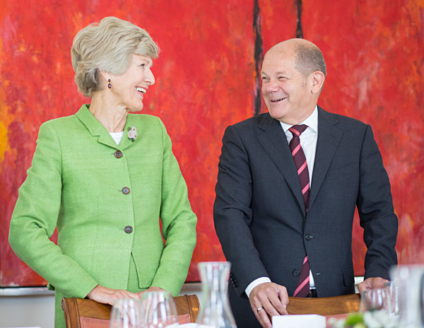 Senatsfrühstück für Verlegerin Friede Springer