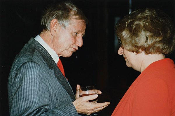 Hans Magnus Enzensberger und Sigrid Löffler