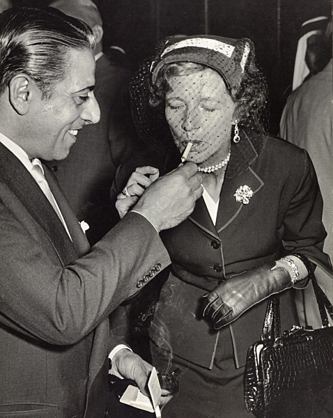 Onassis und Ann-Mari von Bismarck