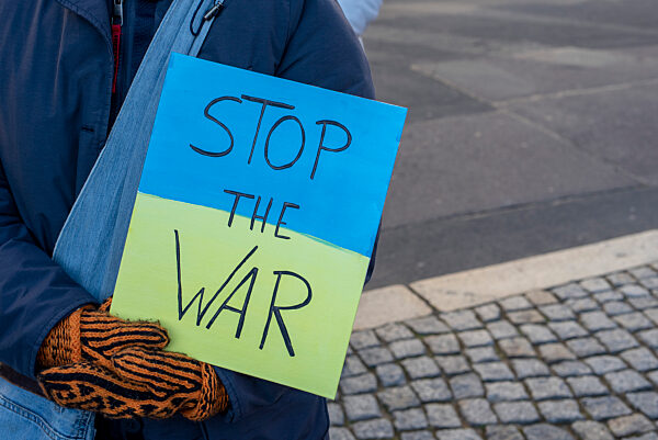 Ukraine-Krieg - Demonstration in Magdeburg