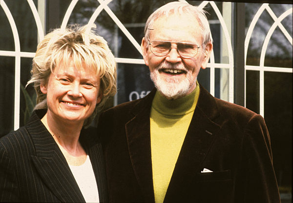 Gitte Haenning mit Vater Otto in den 90er Jahren