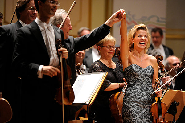 Anne-Sophie Mutter am 27.08.2011 - Konzert in Hamburg, Laeiszhalle