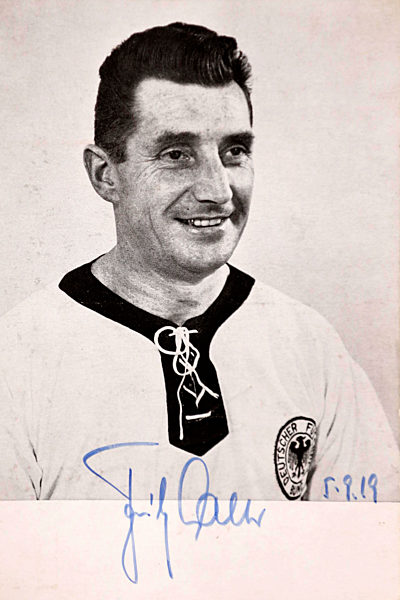 Autogrammkarte Fritz Walter