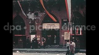 June 1949 – Frankfurt Germany: Former war correspondents tour Frankfurt, Germany five years after World War 2