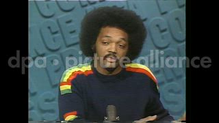 February 2, 1976 – United States USA: Judith Randal questions Jesse Jackson on abortion and health care in a press conference in United States.