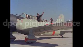 October 10, 1976 – Harlingen Texas USA: Scenes from Airsho '76 includes the Confederate Air Force showing World War 2 historical aircraft in Harlingen, Texas.