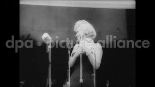 August 5, 1962 – United States USA: Hollywood star Marilyn Monroe dies at 36 after a successful career in films. Scenes from her professional life.