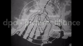 October 1, 1945 – Hiroshima Japan: Graves at Ninoshima Military Quarantine Hospital where thousand bodies were buried after bombing in Hiroshima.