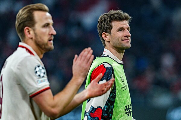 05.03.2025, FC Bayern München vs. Bayer Leverkusen, UEFA Champions League, Achtelfinale-Hinspiel