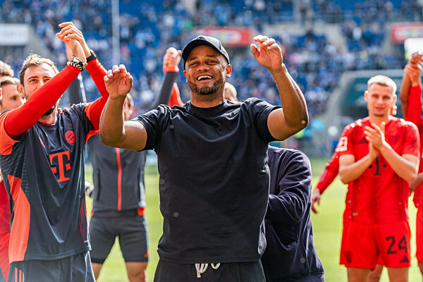 17.05.2025, TSG 1899 Hoffenheim vs. FC Bayern München, 1. Bundesliga, 34. Spieltag