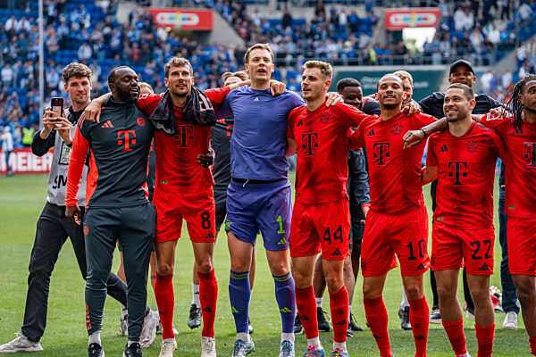 17.05.2025, TSG 1899 Hoffenheim vs. FC Bayern München, 1. Bundesliga, 34. Spieltag