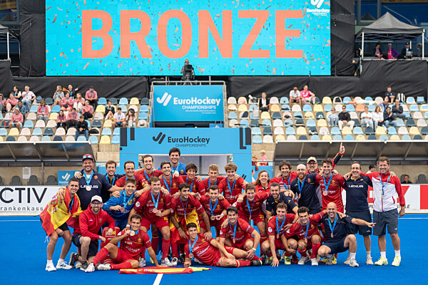 Hockey, Frankreich vs. Spanien, EuroHockey Championships 2025, 16.08.2025