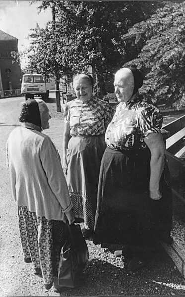 Sachsen, DDR, historisch, Städte, Gemeinden, Dörfer: Räckelwitz bei Kamenz...