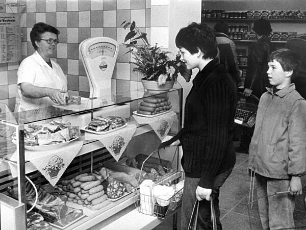 Sachsen, DDR, historisch, Handel, Einzelhandel, Versorgung, Geschäfte...