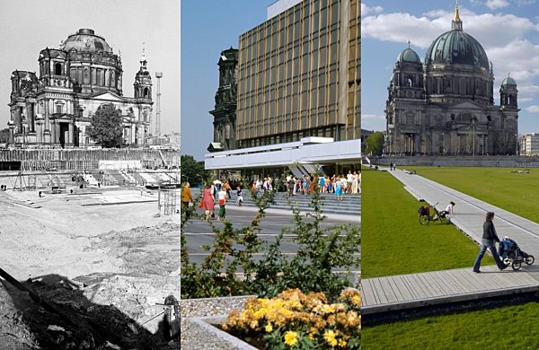 Berliner Dom und Palast der Republik im Wandel der Zeit