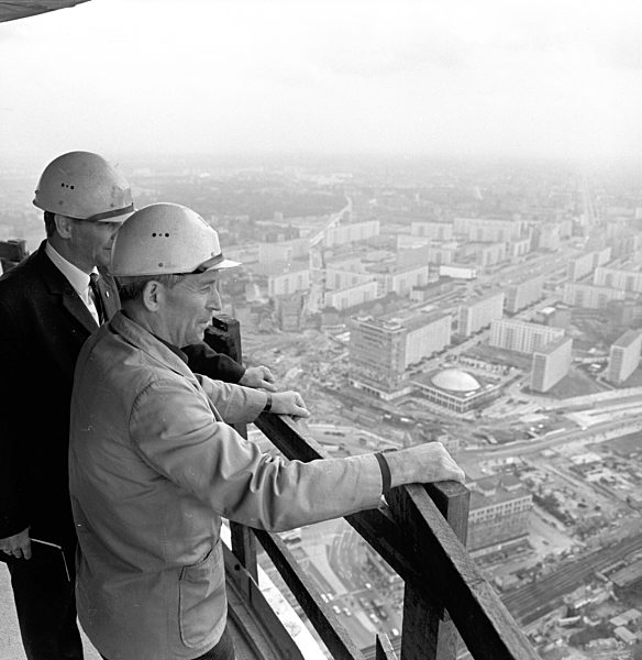 DDR - Aufbau Berliner Fernsehturm 1967