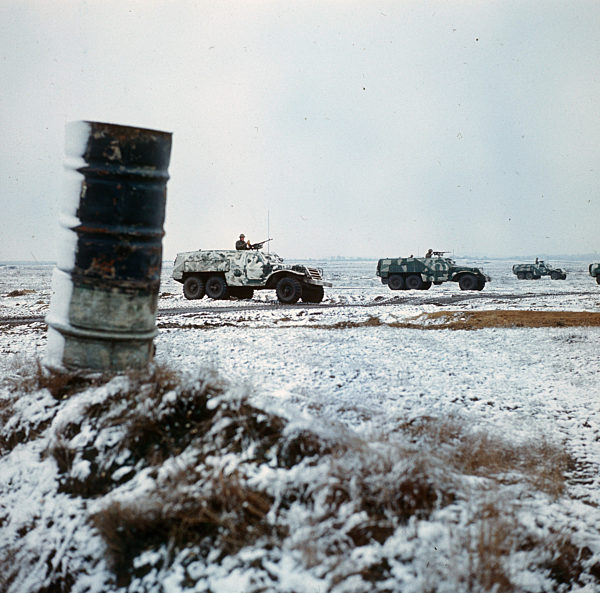 12. Manöver der Waffenbrüderschaft in Lieberose in Brandenburg