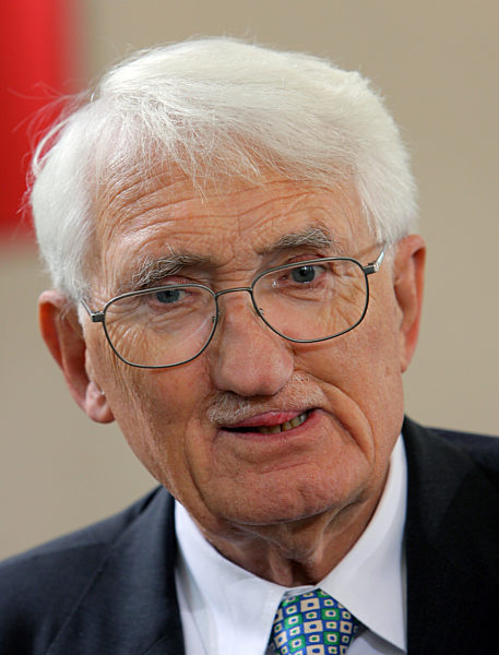 Der Philosoph Jürgen Habermas am Sonntag (14.10...
