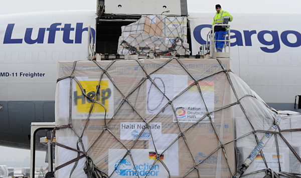 Deutsche Hilfsgüter für Haiti