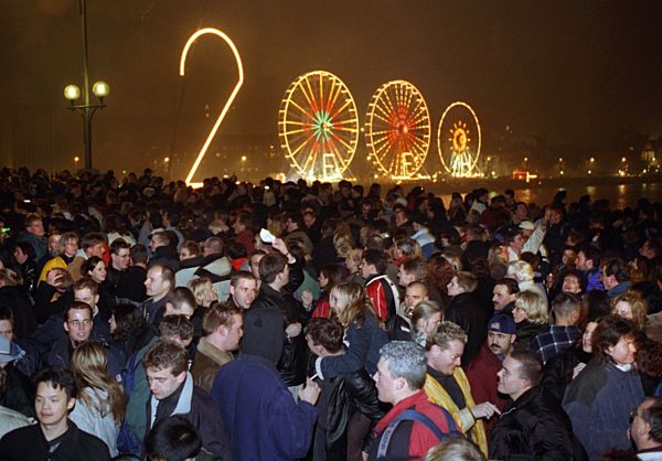 Silvesterfeier in Frankfurt